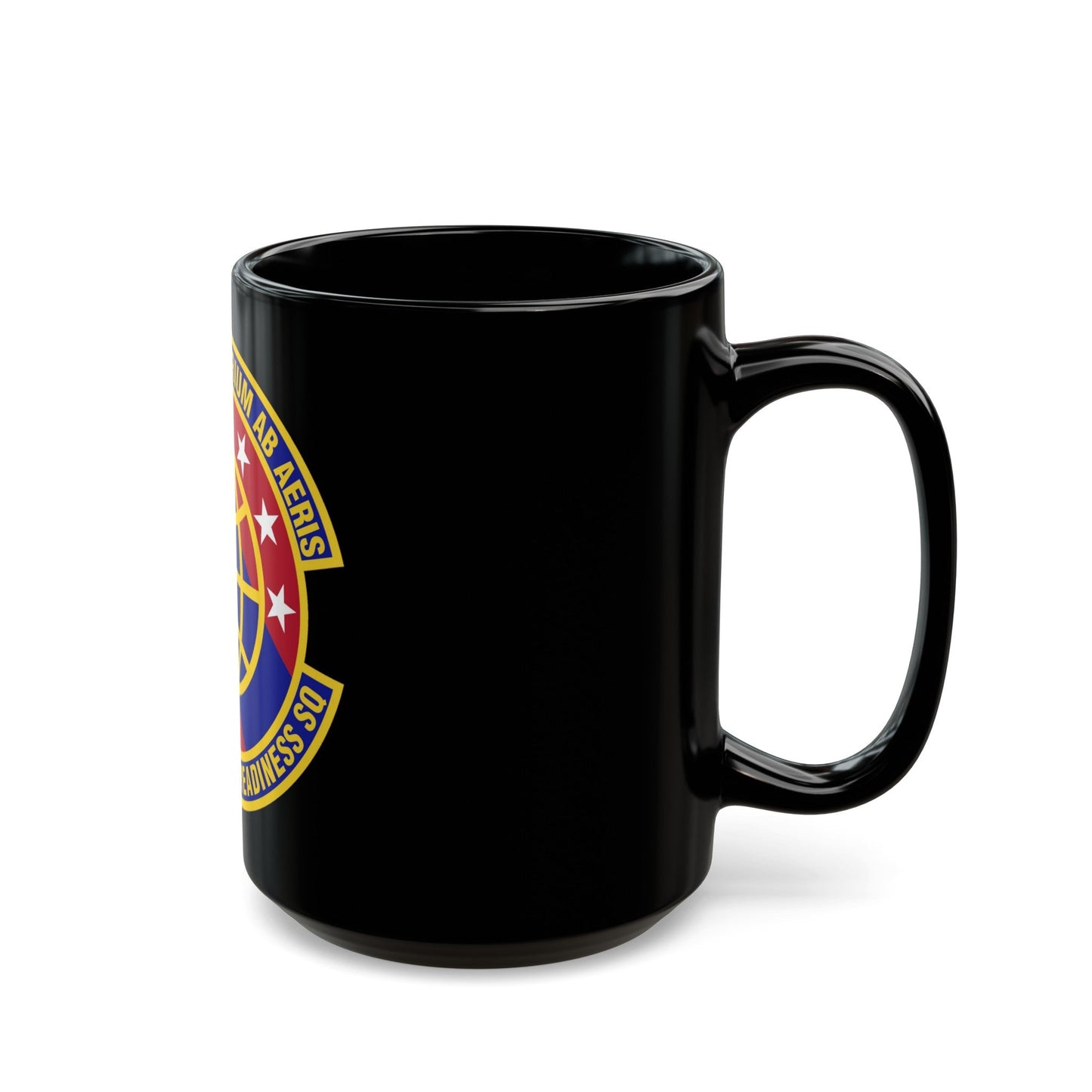 128th Logistics Readiness Squadron (U.S. Air Force) Black Coffee Mug-The Sticker Space