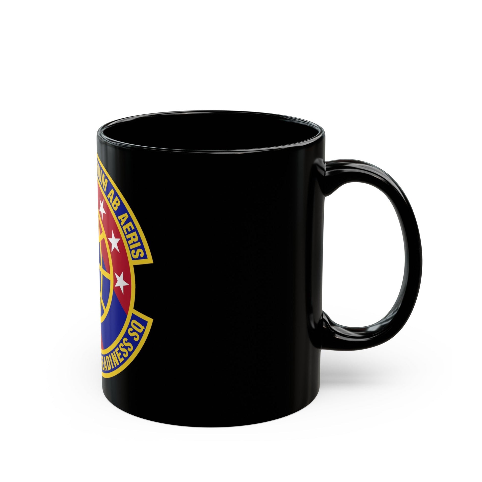 128th Logistics Readiness Squadron (U.S. Air Force) Black Coffee Mug-The Sticker Space