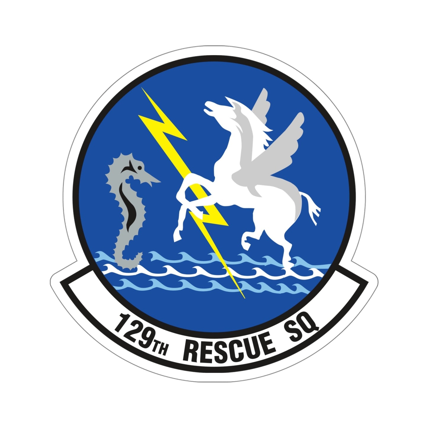 129 Rescue Squadron (U.S. Air Force) STICKER Vinyl Die-Cut Decal-5 Inch-The Sticker Space