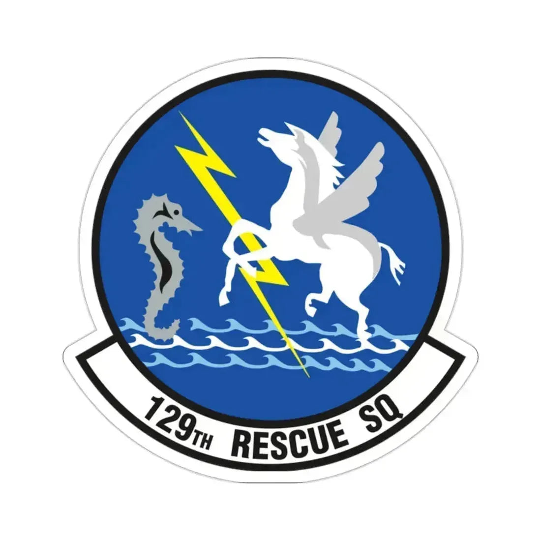 129 Rescue Squadron (U.S. Air Force) STICKER Vinyl Die-Cut Decal 2 Inch - The Sticker Space