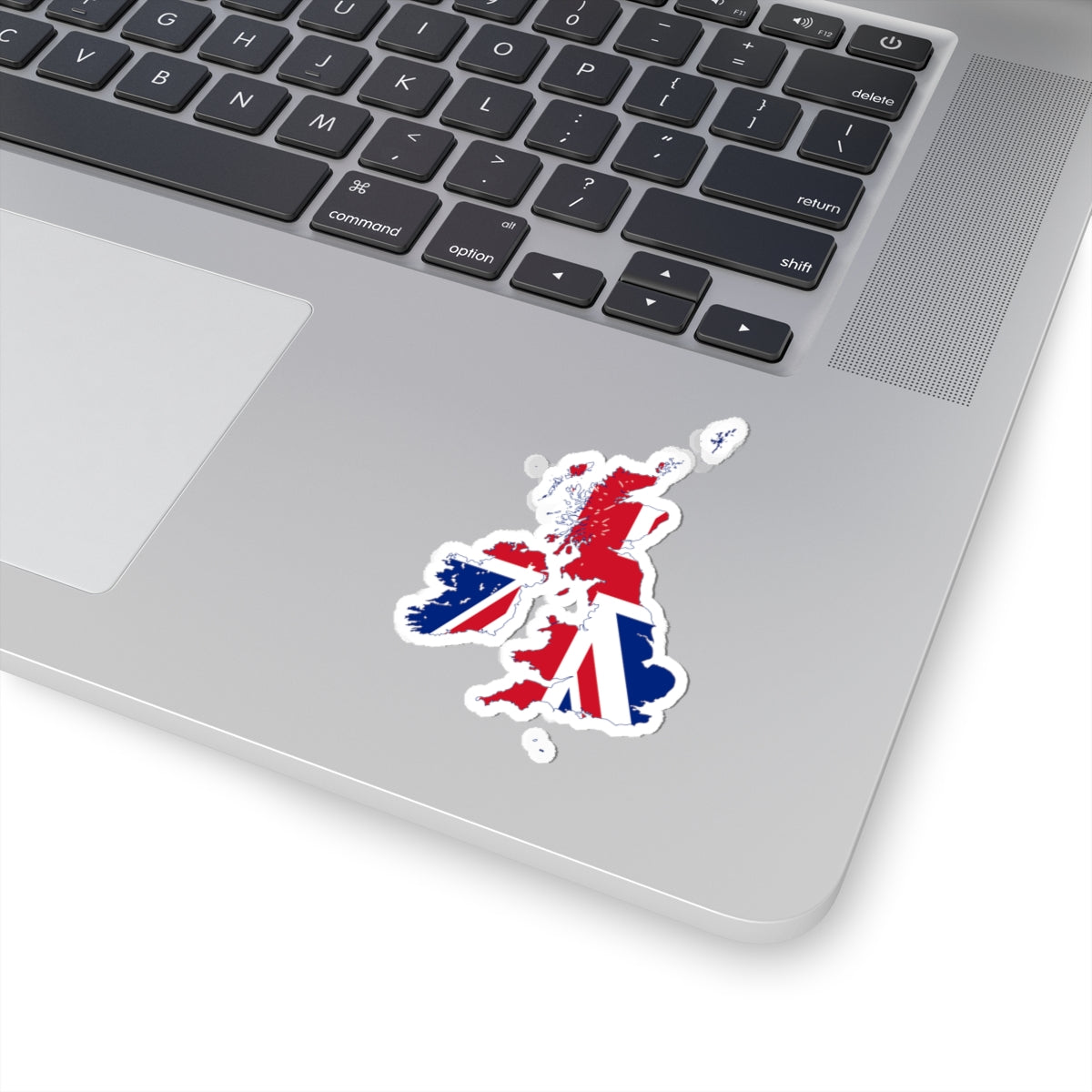 Flag map of the United Kingdom 1801-1922 (United Kingdom) STICKER Vinyl Kiss-Cut Decal
