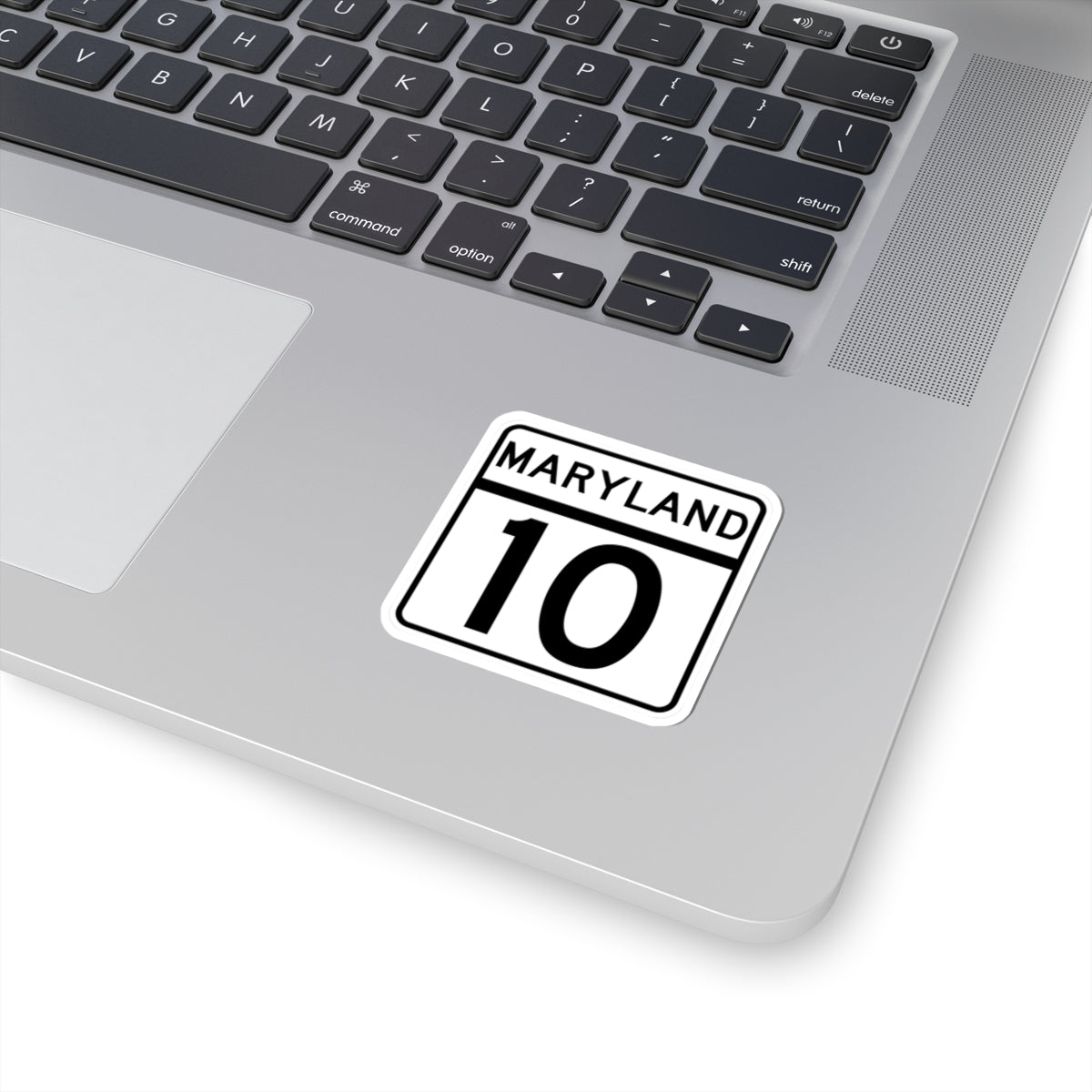MD Route 10 (Maryland) (Road Sign) STICKER Vinyl Kiss-Cut Decal