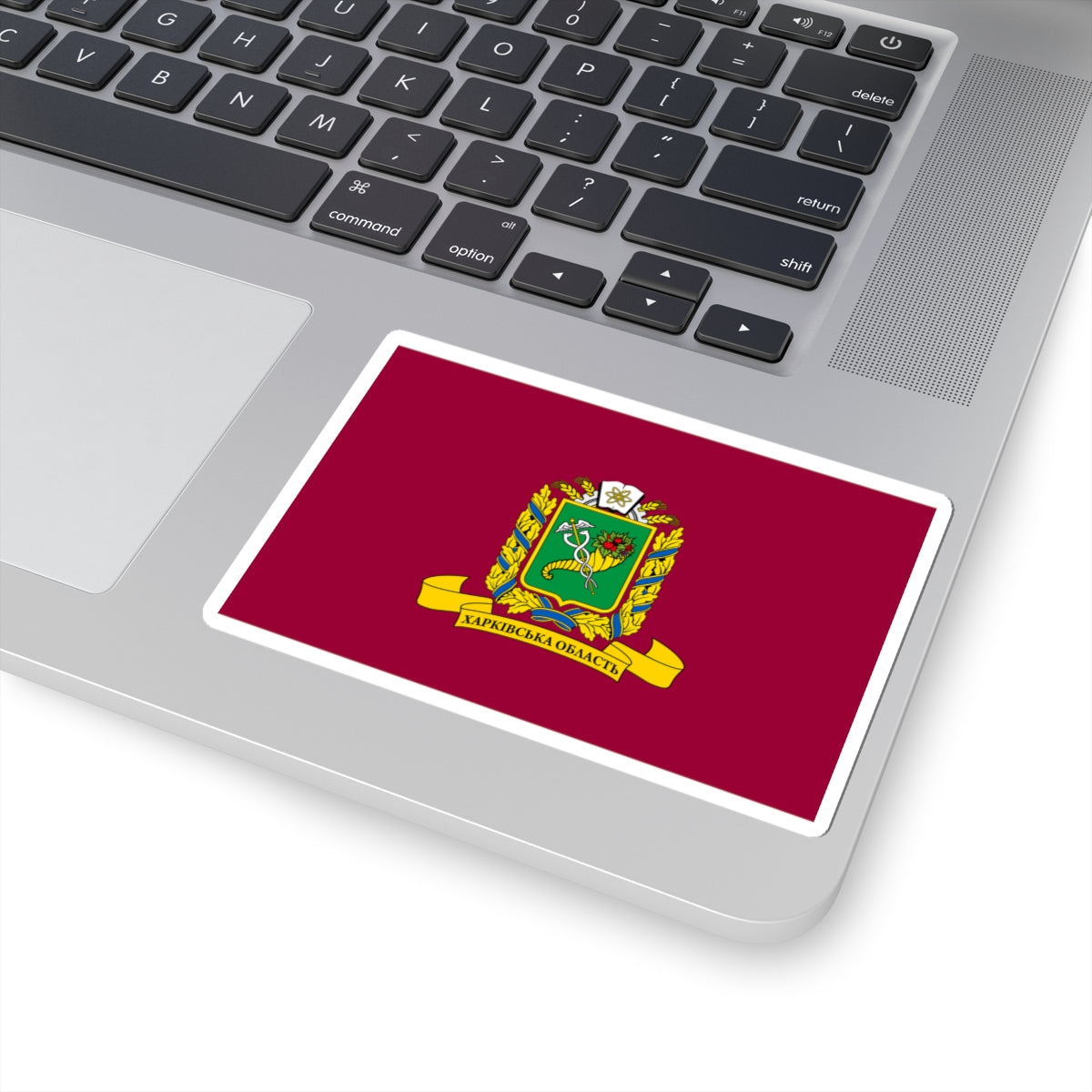Flag of Kharkiv Oblast Original (Ukraine) STICKER Vinyl Kiss-Cut Decal