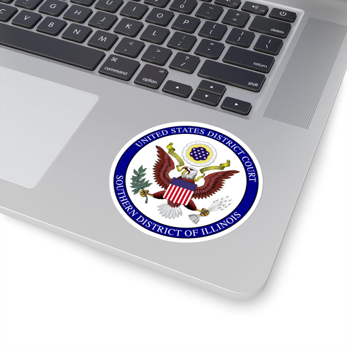 Seal of the United States District Court for the Southern District of Illinois - STICKER Vinyl Kiss-Cut Decal