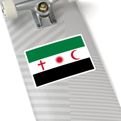 Liwa Ahfad Saladin variant opposition flag (Syria) STICKER Vinyl Kiss-Cut Decal