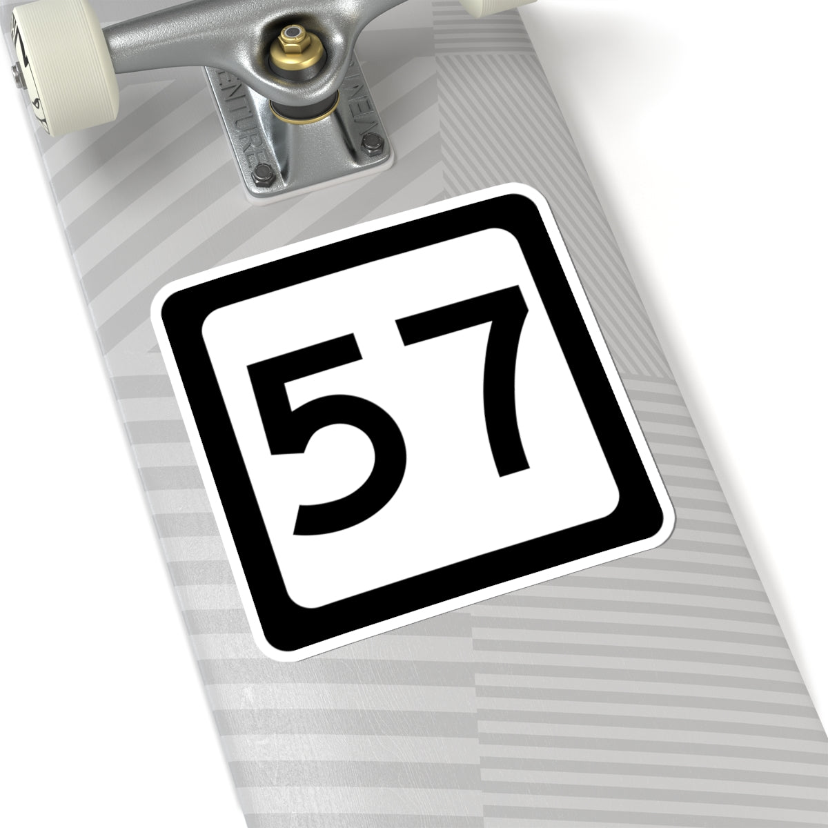 WV-57 (Virginia) (Road Sign) STICKER Vinyl Kiss-Cut Decal