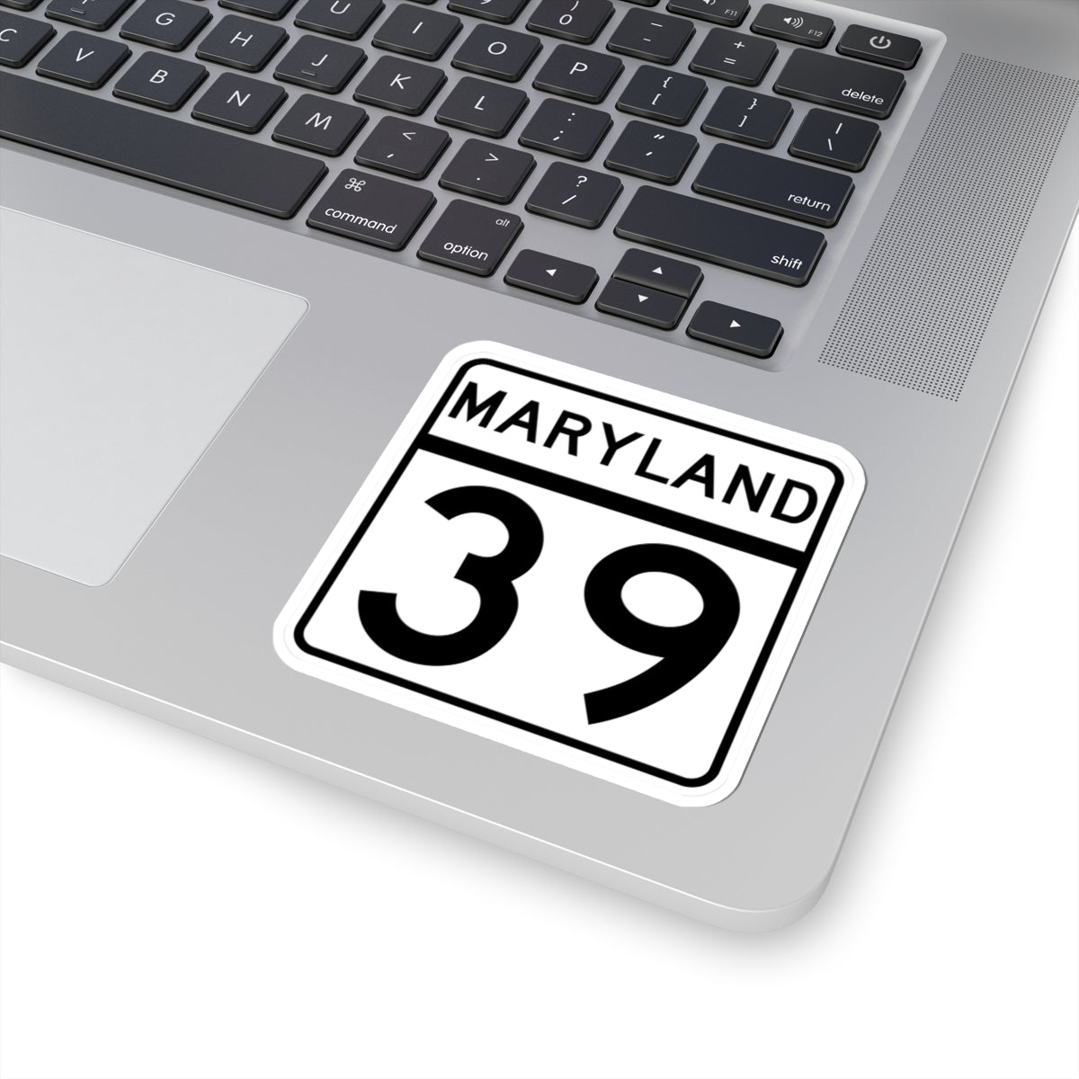 MD Route 39 (Maryland) (Road Sign) STICKER Vinyl Kiss-Cut Decal