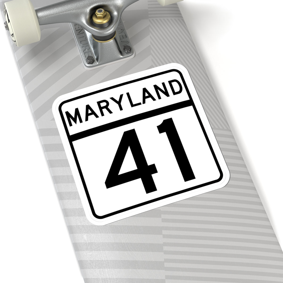 MD Route 41 (Maryland) (Road Sign) STICKER Vinyl Kiss-Cut Decal