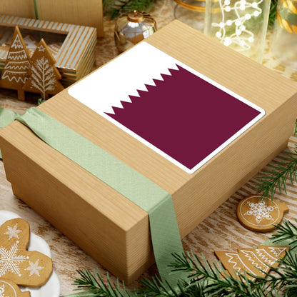 Flag of Qatar 1949-1971 3-2 (Qatar) STICKER Vinyl Kiss-Cut Decal