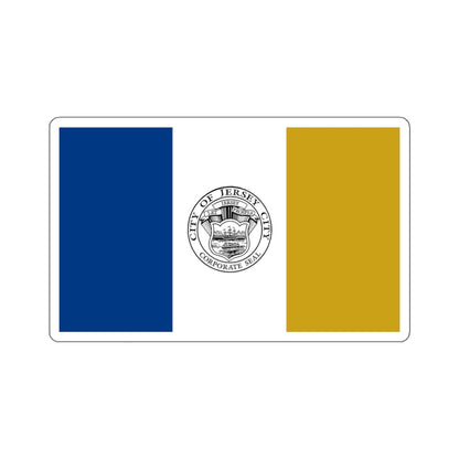 Flag of Jersey City - STICKER Vinyl Kiss-Cut Decal