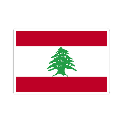Flag of Lebanon WFB 2004 (Lebanon) STICKER Vinyl Kiss-Cut Decal