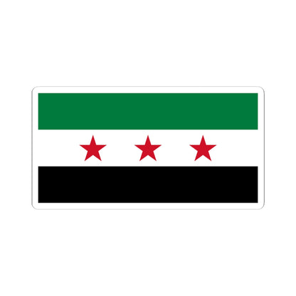 Flag of Syria 1930-1958 19611963 (Syria) STICKER Vinyl Kiss-Cut Decal