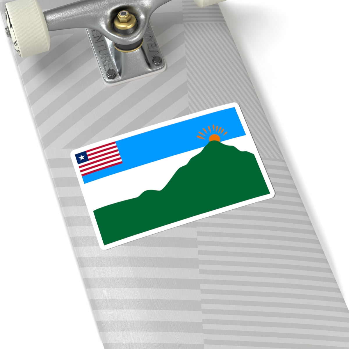 Flag of Grand Gedeh County (Liberia) STICKER Vinyl Kiss-Cut Decal