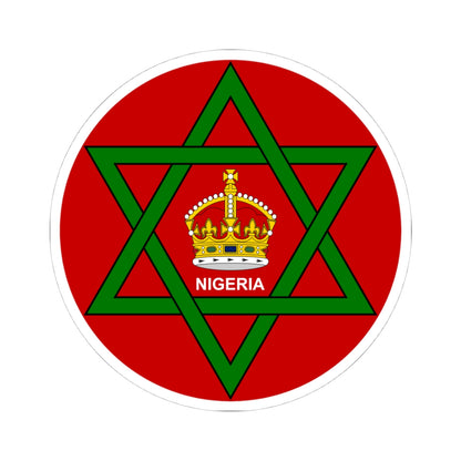 Badge of Nigeria 1914-1952 (Niger) (Coat of Arms) STICKER Vinyl Kiss-Cut Decal