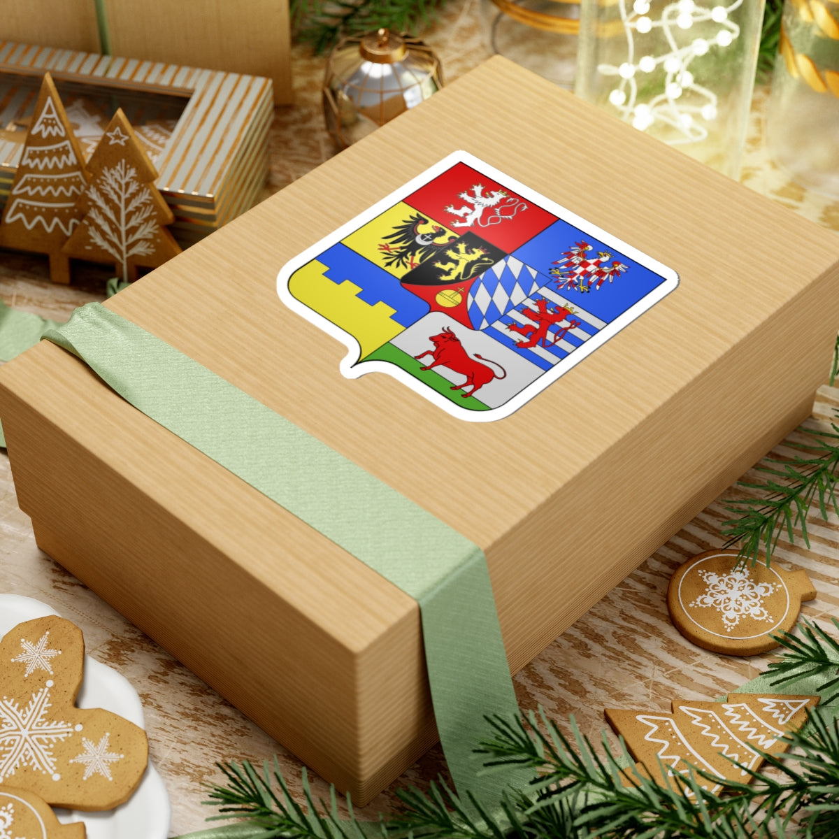 Armoiries Frédéric V de Wittelsbach roi de Bohême (Czech Republic) (Coat of Arms) STICKER Vinyl Kiss-Cut Decal