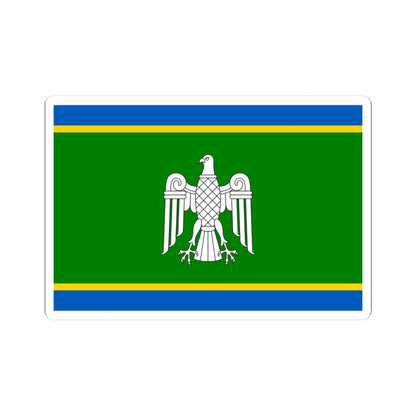 Flag of Chernivtsi Oblast (Ukraine) STICKER Vinyl Kiss-Cut Decal