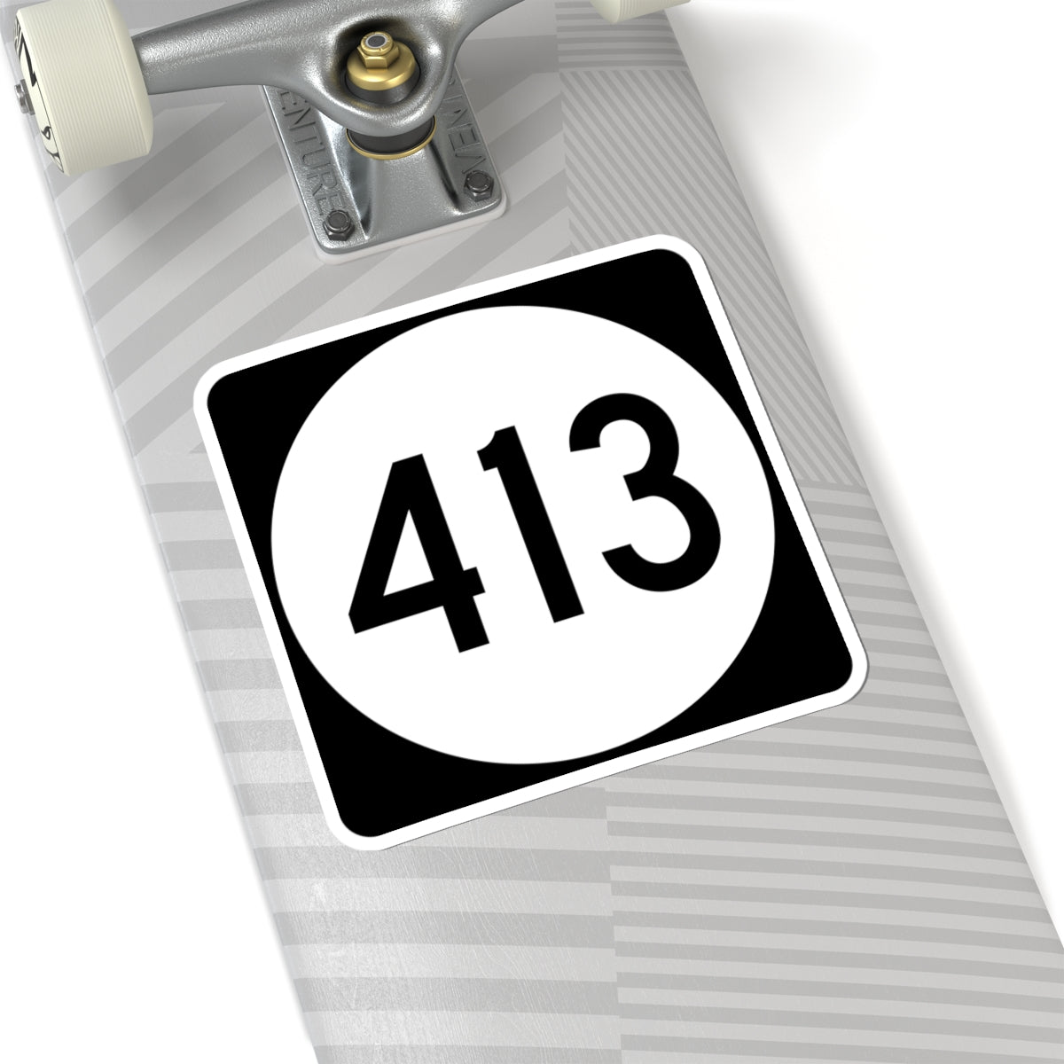 PR tertiary 413 (Puerto Rico) (Road Sign) STICKER Vinyl Kiss-Cut Decal
