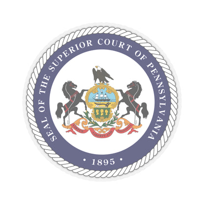 Seal of the Superior Court of Pennsylvania - STICKER Vinyl Kiss-Cut Decal