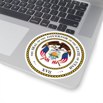 Seal of the Governor of Utah 2011 - STICKER Vinyl Kiss-Cut Decal