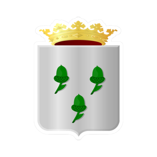 Akersloot wapen (Netherlands) (Coat of Arms) STICKER Vinyl Kiss-Cut Decal
