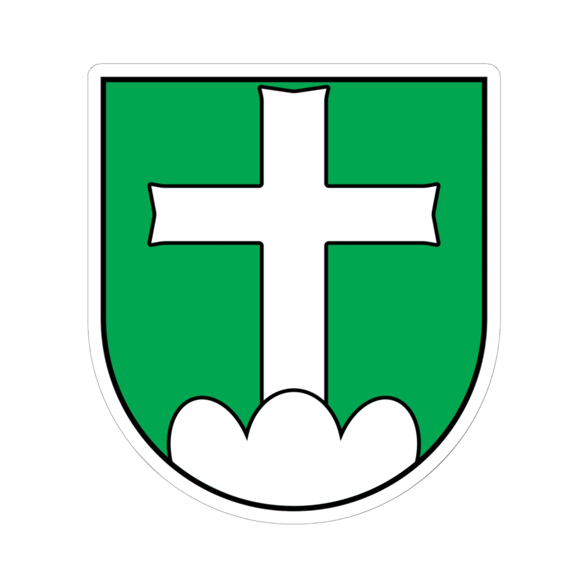 Realp-coat of arms (Switzerland) (Coat of Arms) STICKER Vinyl Kiss-Cut Decal