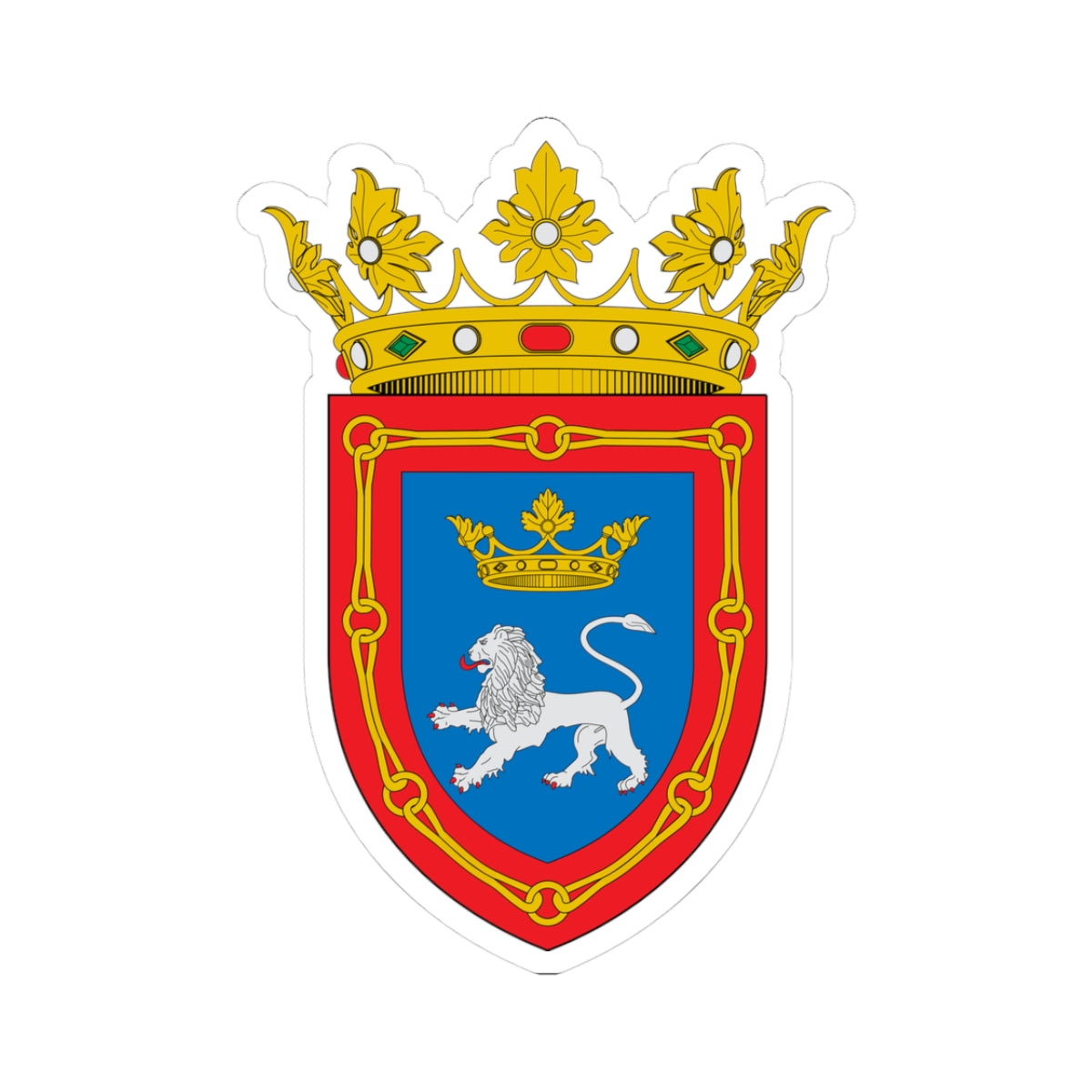 Escudo de Pamplona Colombia (Colombia) (Coat of Arms) STICKER Vinyl Kiss-Cut Decal