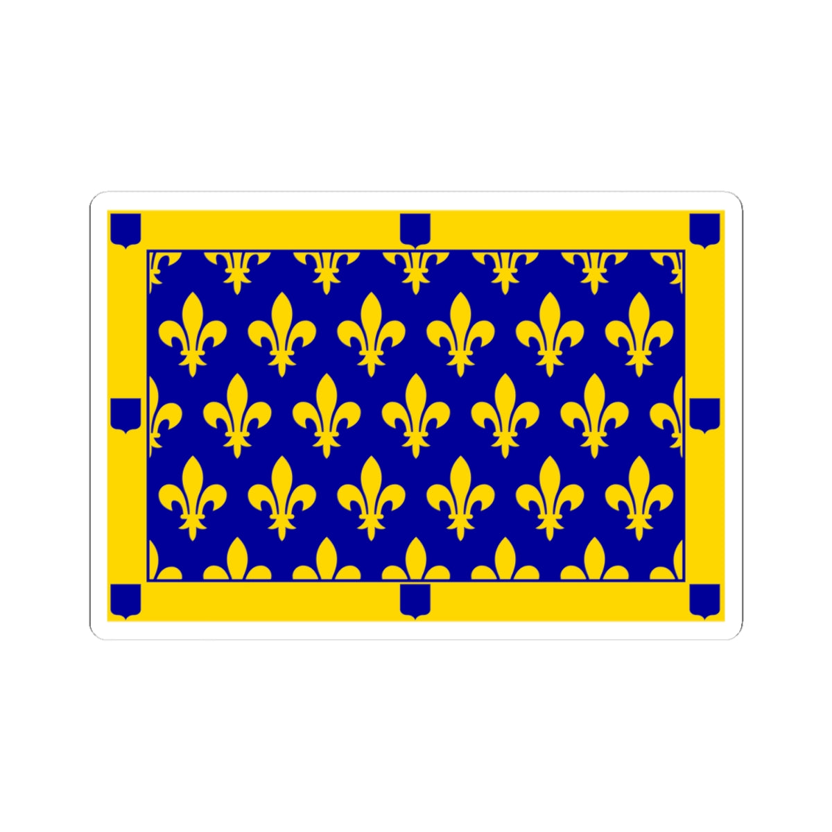 Flag of Ardeche (France) STICKER Vinyl Kiss-Cut Decal