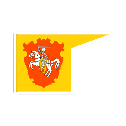 Banner of Amścisłaŭ Voivodeship (Belarus) (Coat of Arms) STICKER Vinyl Kiss-Cut Decal