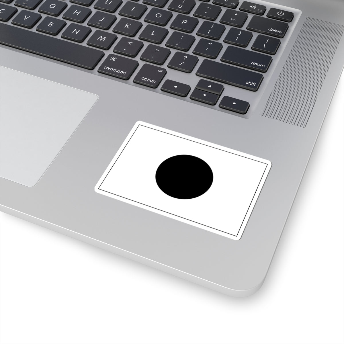Flag of Japan monocrome (Japan) STICKER Vinyl Kiss-Cut Decal