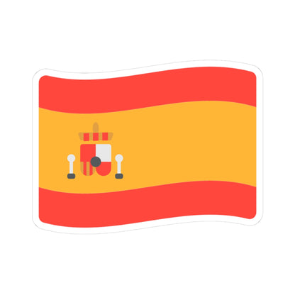 Fxemoji u1F1EA 1F1F8 (Spain) STICKER Vinyl Kiss-Cut Decal