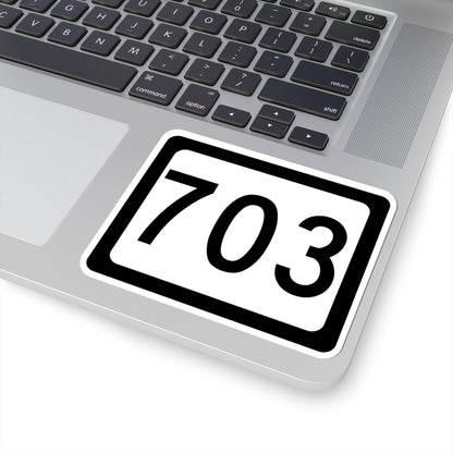 WV-703 (Virginia) (Road Sign) STICKER Vinyl Kiss-Cut Decal