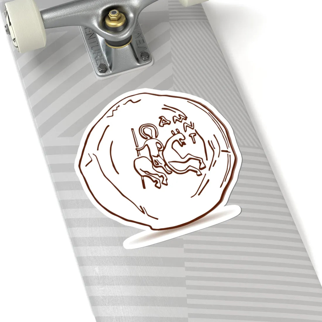 Печать Александра Глебовича 1297-1313 гг. Avers (Belarus) (Coat of Arms) STICKER Vinyl Kiss-Cut Decal - The Sticker Space