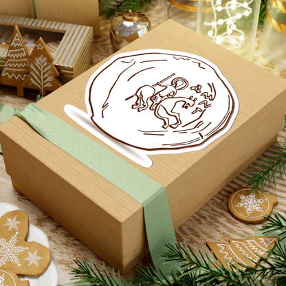 Печать Александра Глебовича 1297-1313 гг. Avers (Belarus) (Coat of Arms) STICKER Vinyl Kiss-Cut Decal - The Sticker Space