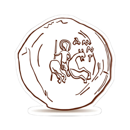 Печать Александра Глебовича 1297-1313 гг. Avers (Belarus) (Coat of Arms) STICKER Vinyl Kiss-Cut Decal - The Sticker Space