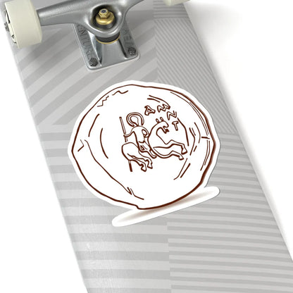 Печать Александра Глебовича 1297-1313 гг. Avers (Belarus) (Coat of Arms) STICKER Vinyl Kiss-Cut Decal - The Sticker Space