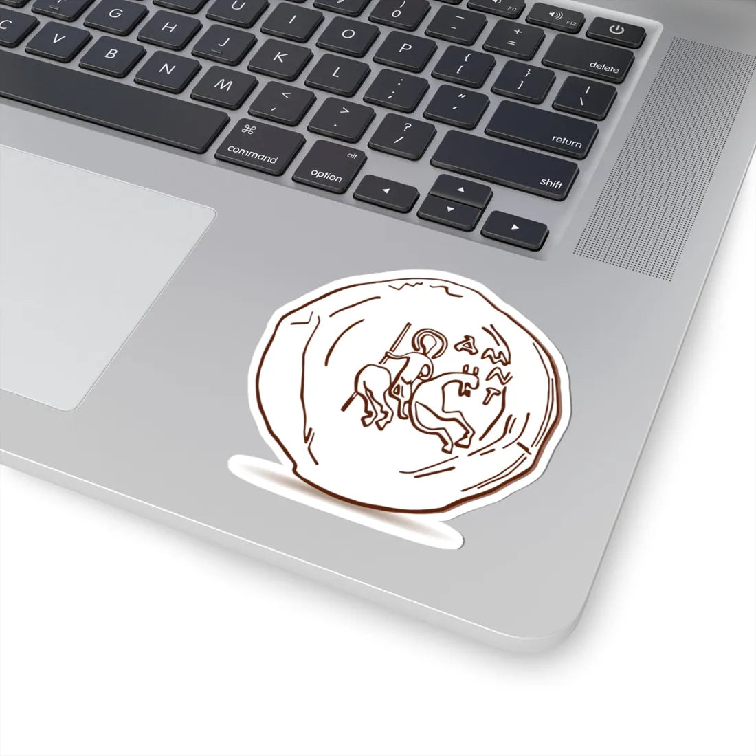 Печать Александра Глебовича 1297-1313 гг. Avers (Belarus) (Coat of Arms) STICKER Vinyl Kiss-Cut Decal - The Sticker Space