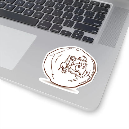 Печать Александра Глебовича 1297-1313 гг. Avers (Belarus) (Coat of Arms) STICKER Vinyl Kiss-Cut Decal - The Sticker Space