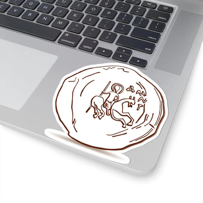 Печать Александра Глебовича 1297-1313 гг. Avers (Belarus) (Coat of Arms) STICKER Vinyl Kiss-Cut Decal - The Sticker Space