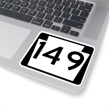 PA-149 (Pennsylvania) (Road Sign) STICKER Vinyl Kiss-Cut Decal