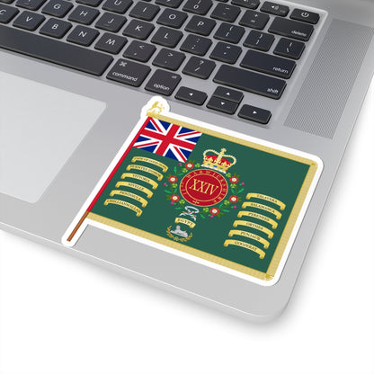 Warwickshire Regimental Colours (United Kingdom) STICKER Vinyl Kiss-Cut Decal