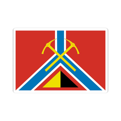 Flag of Susumansky rayon Magadan Oblast (Russia) STICKER Vinyl Kiss-Cut Decal