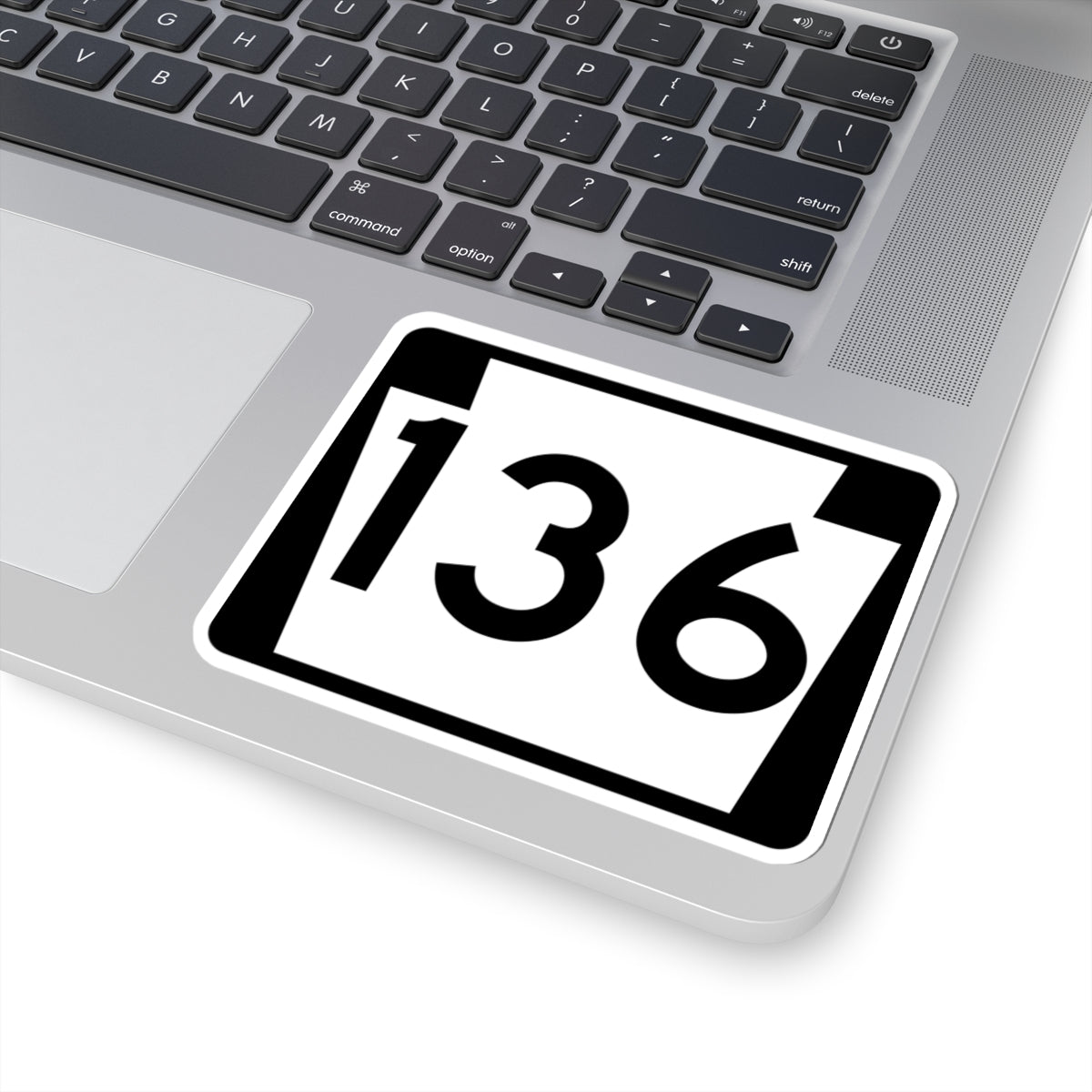 PA-136 (Pennsylvania) (Road Sign) STICKER Vinyl Kiss-Cut Decal