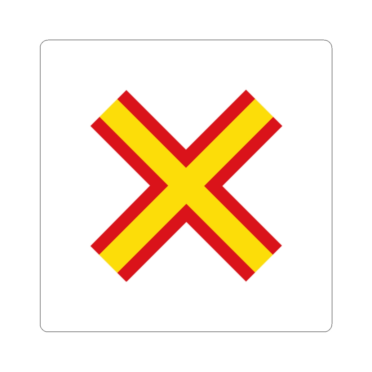 Flag of SEV (Spain) STICKER Vinyl Kiss-Cut Decal