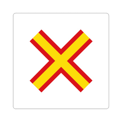 Flag of SEV (Spain) STICKER Vinyl Kiss-Cut Decal