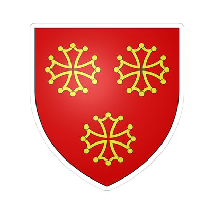 Blason Adhémar de La Garde (France) (Coat of Arms) STICKER Vinyl Kiss-Cut Decal