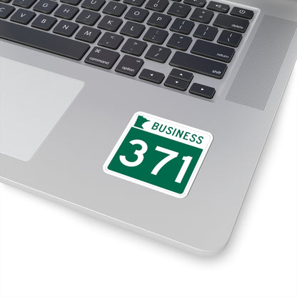 MN-371 Business (Minnesota) (Road Sign) STICKER Vinyl Kiss-Cut Decal
