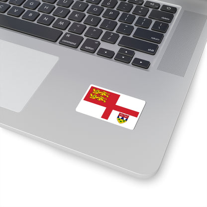 Flag of Brecqhou (United Kingdom) STICKER Vinyl Kiss-Cut Decal