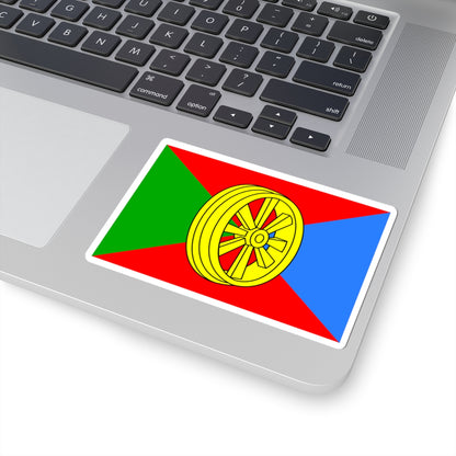 Flag of Gryazi rayon Lipetsk oblast (Russia) STICKER Vinyl Kiss-Cut Decal