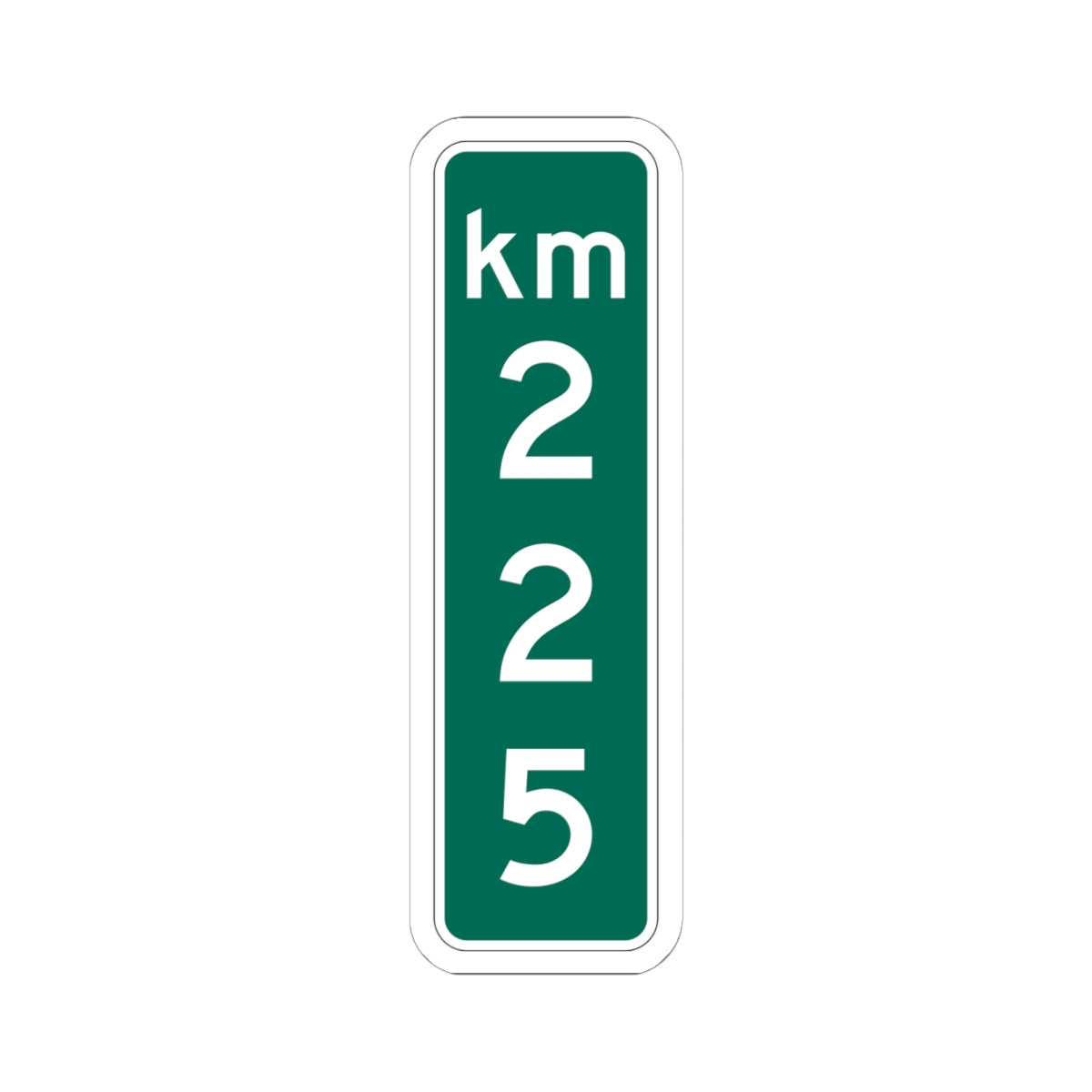 MUTCD-PR D10-3 (Puerto Rico) (Road Sign) STICKER Vinyl Kiss-Cut Decal