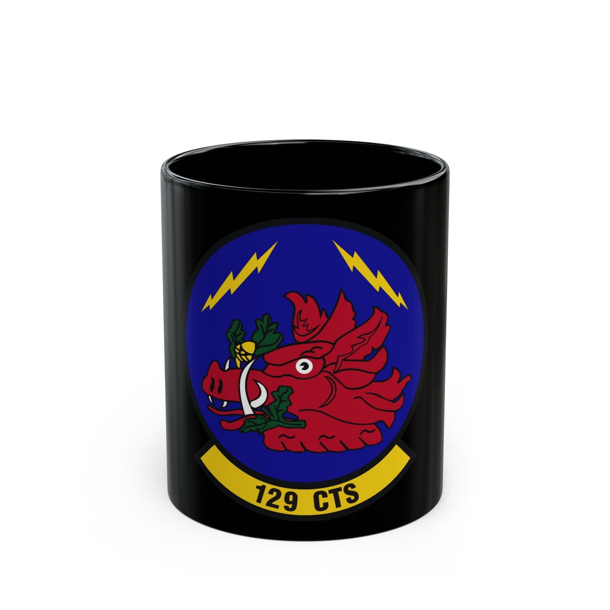 129th Combat Training Squadron (U.S. Air Force) Black Coffee Mug-11oz-The Sticker Space